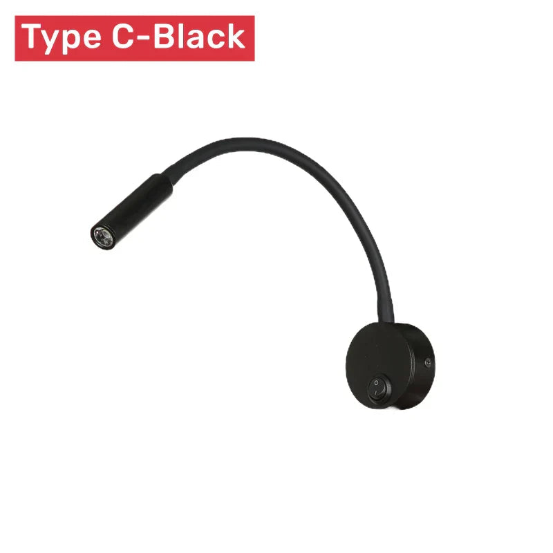 LED Wall Lamp Swivel Arm & 3 Color Temperatures
