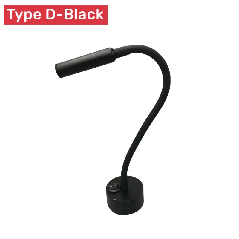 LED Wall Lamp Swivel Arm & 3 Color Temperatures