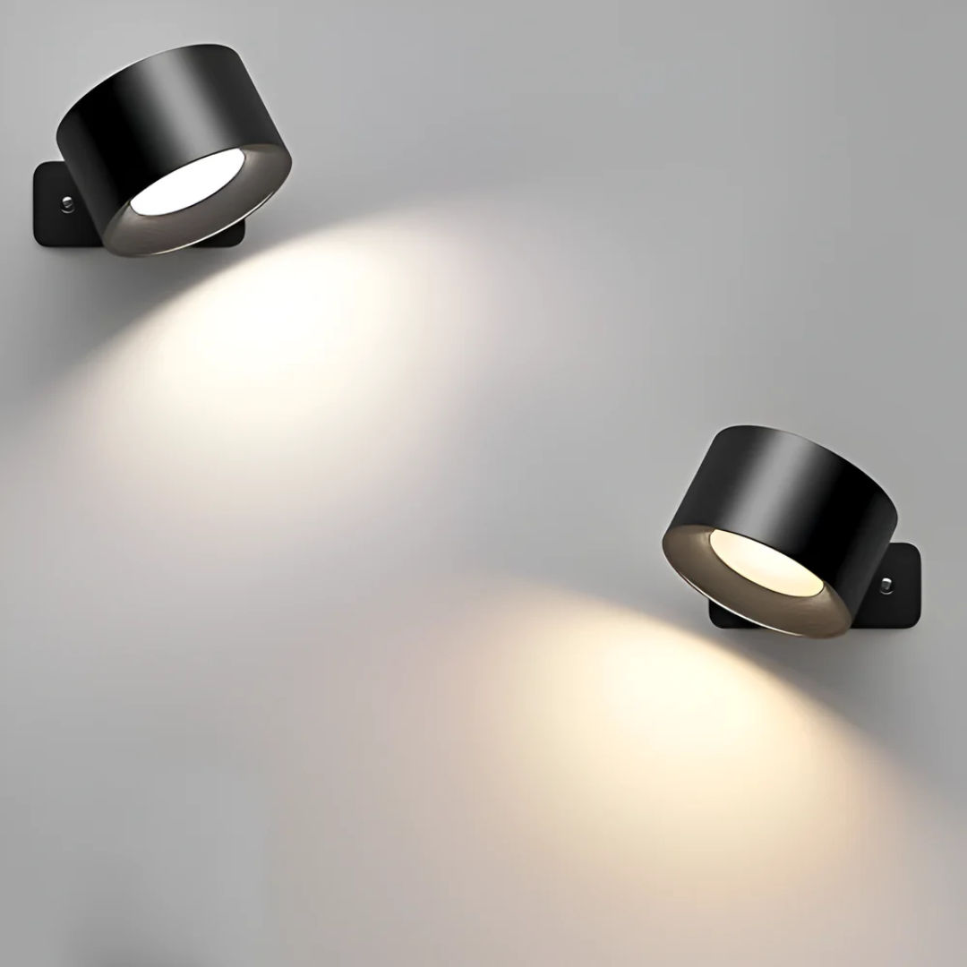 LED Wall Lamp USB Rechargeable Adjustable Color Temperature Aluminum