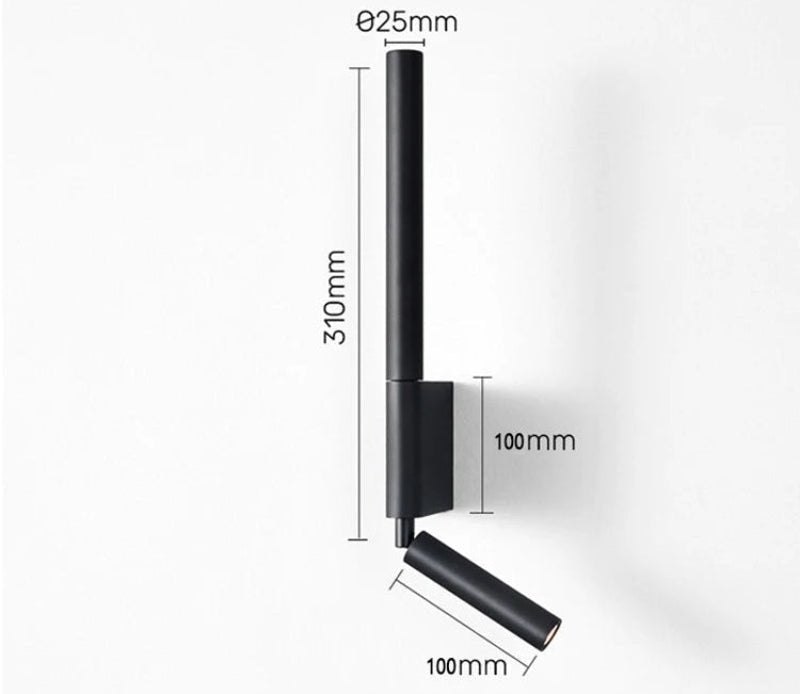 LED Wall Light Dimmable Uplight & Adjustable Spotlight