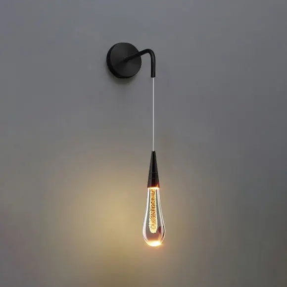 LED Wall Light Teardrop Glass Glare-Free Adjustable Color Temperature