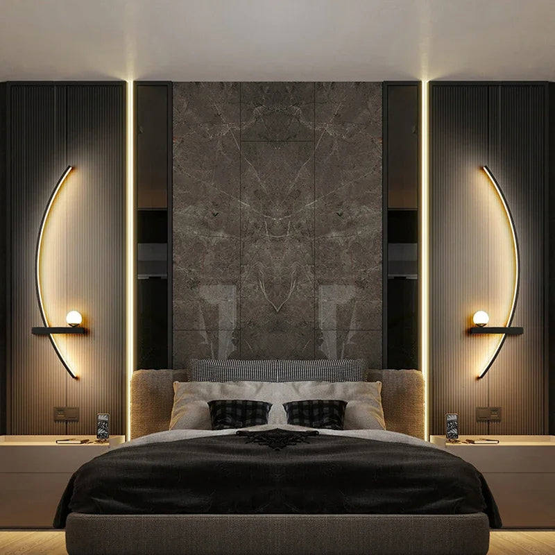 LED Wall Light With Shelf & Color Modes