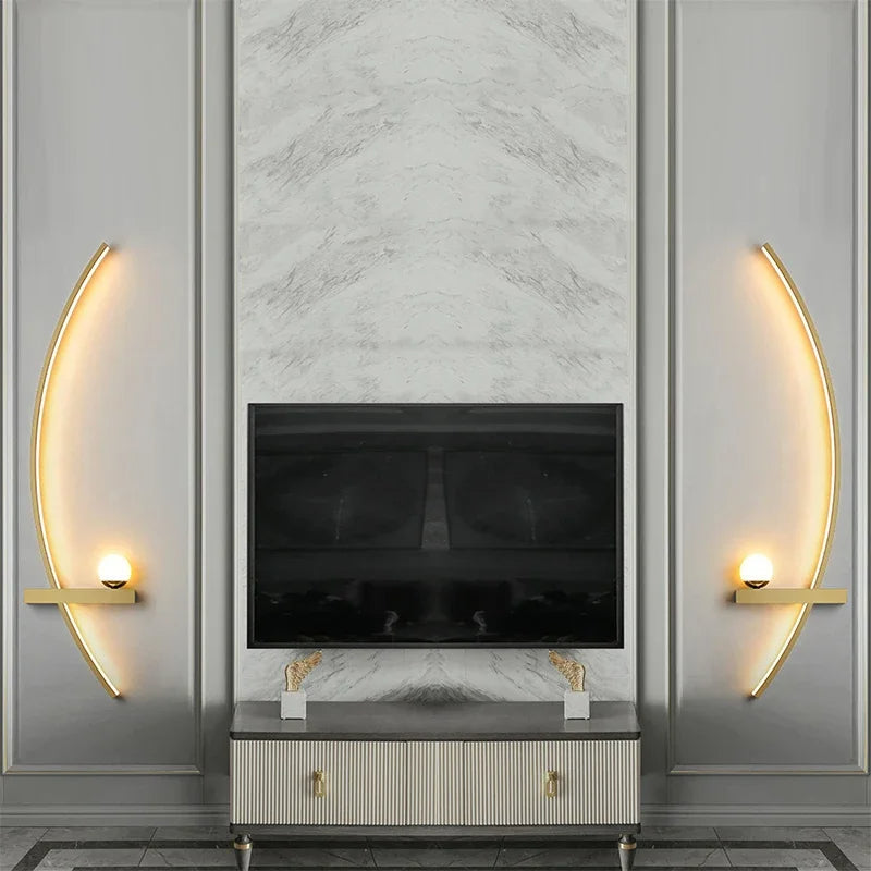LED Wall Light With Shelf & Color Modes