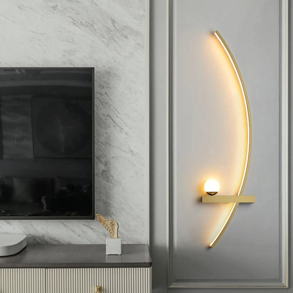 LED Wall Light With Shelf & Color Modes