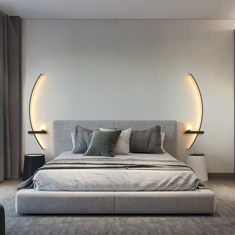 LED Wall Light With Shelf & Color Modes