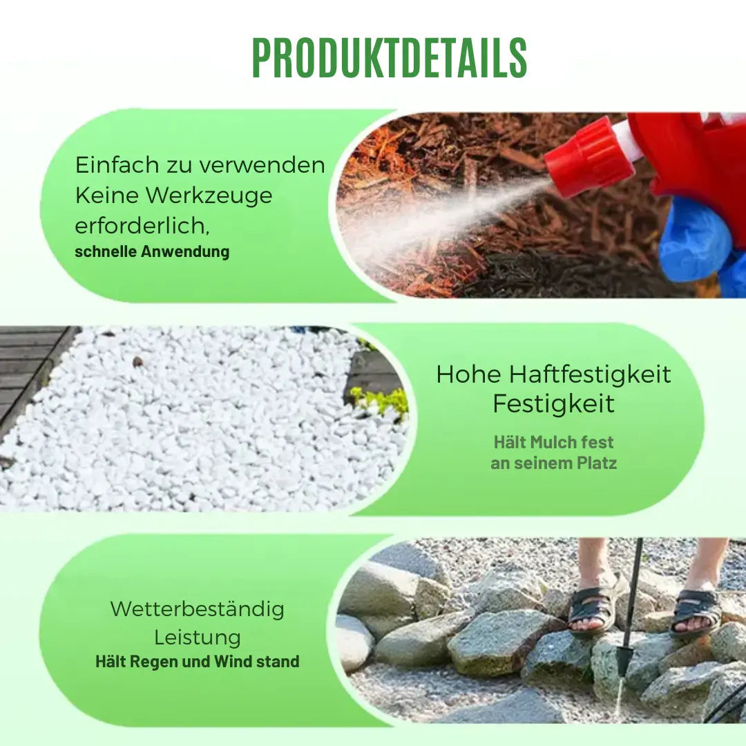 Landscape Adhesive Fast-Drying Strong Hold For Mulch & Gravel