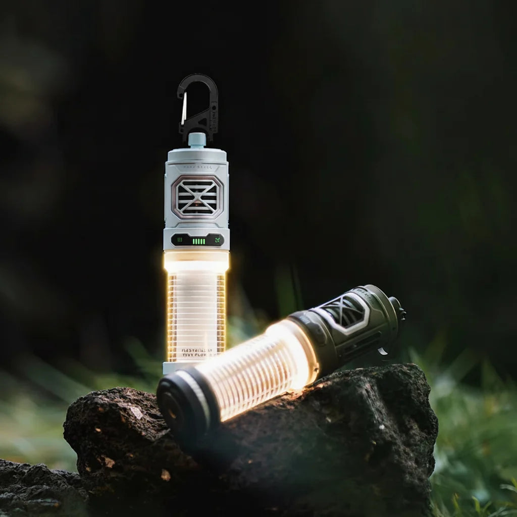 Lantern Mosquito Protection LED Adjustable Coverage Rechargeable