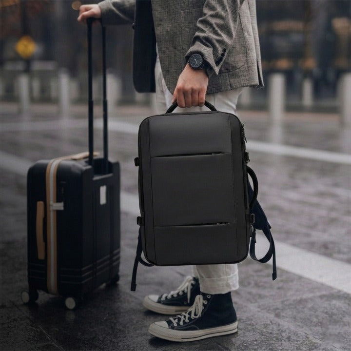 Laptop Backpack Expandable Waterproof Fits 17.3-Inch