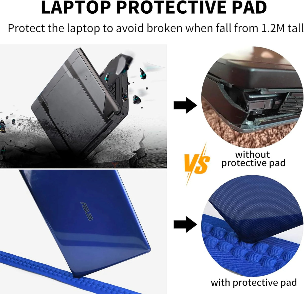 Laptop Backpack Hidden Anti-Theft Pocket Built-In USB Water-Resistant Polyester
