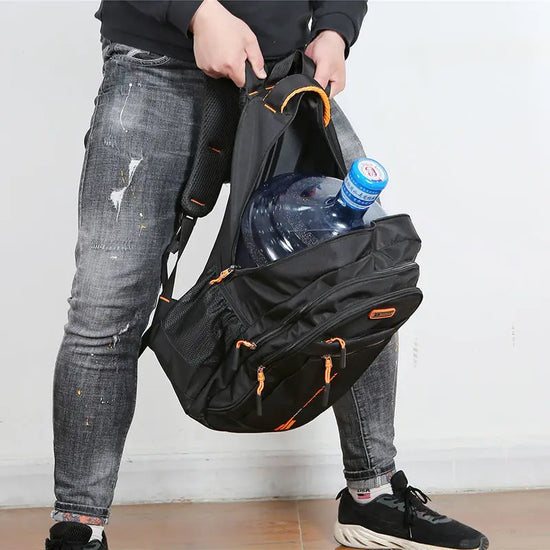 Laptop Backpack Waterproof Oxford Padded 15-Inch Compartment & Anti-Theft Zippers