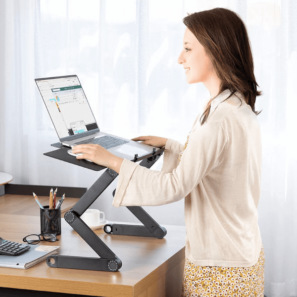 Laptop & Tablet Stand Height Adjustable 360° Rotatable