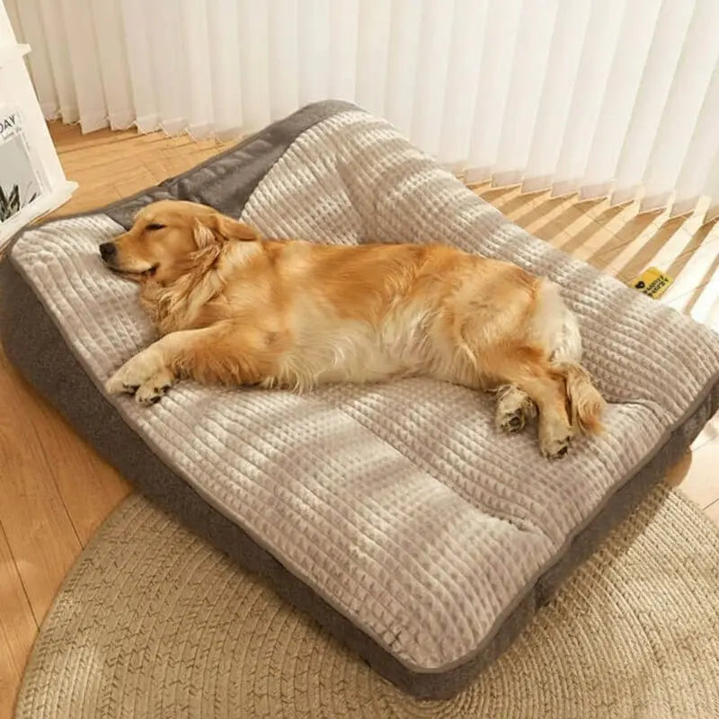 Large Dog Bed Orthopedic & Raised Edge Washable Cover
