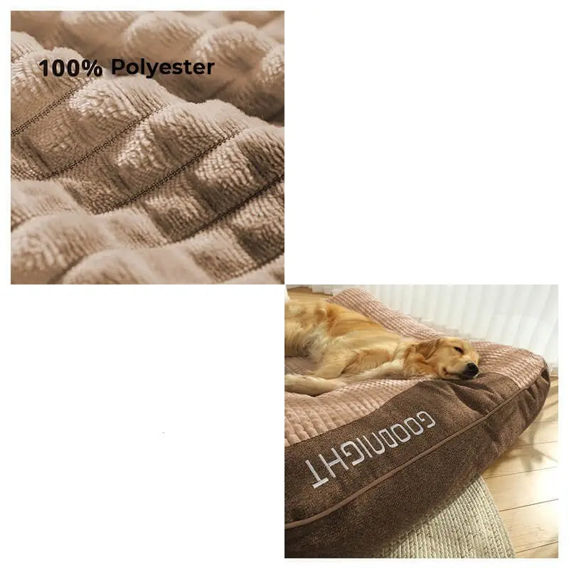 Large Dog Bed Orthopedic & Raised Edge Washable Cover