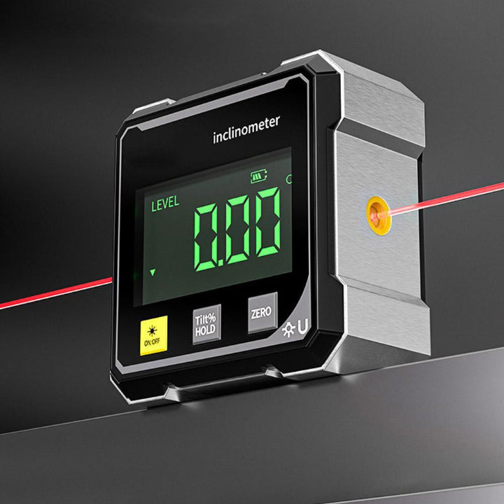 Laser Angle Finder 0.2° Precision Magnetic Base