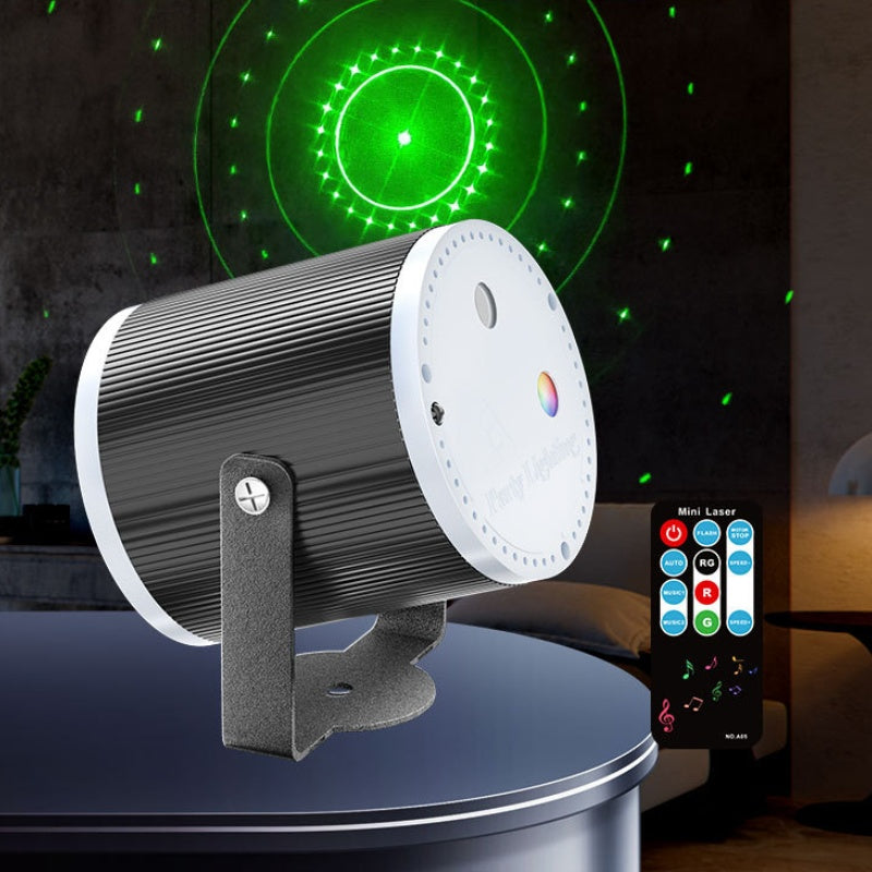 Laser Party Light Music-Sync USB-Powered Remote Control