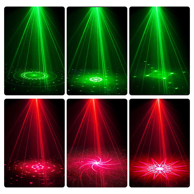 Laser Party Light Music-Sync USB-Powered Remote Control