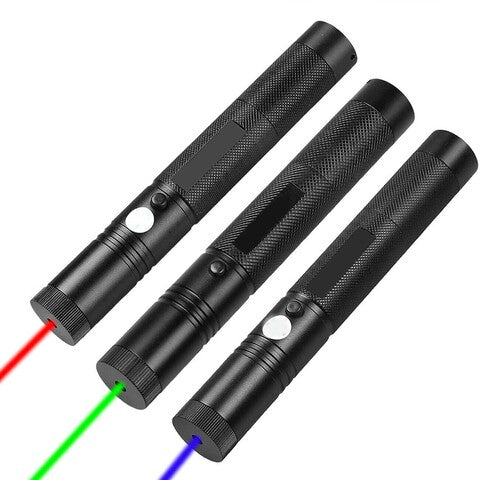 Laser Pointer Adjustable Focus Long Range USB Rechargeable