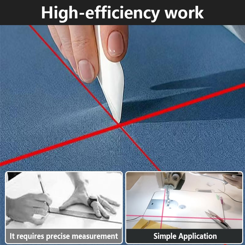 Laser Sewing Guide Magnetic Base 360-Degree Gooseneck Three Heads