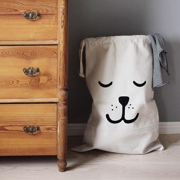 Laundry Basket Funny Quote Foldable Fabric Reinforced Handles