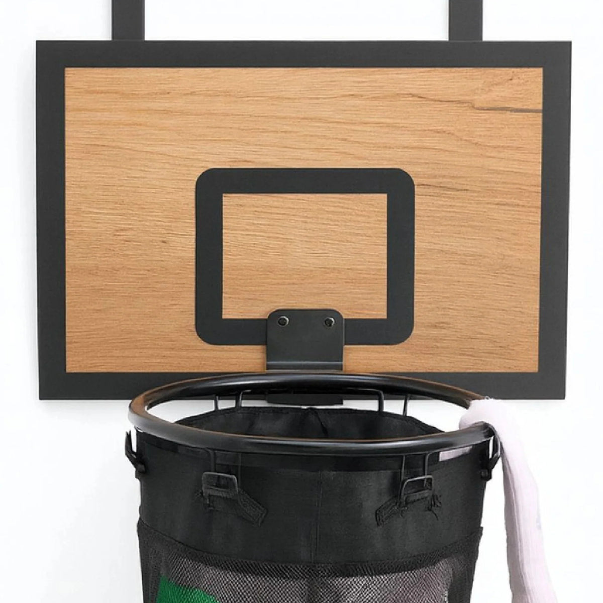 Laundry Basket Over-the-Door Basketball Hoop Foldable Mesh