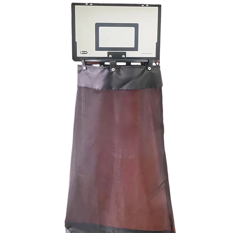 Laundry Hamper Basketball Design Breathable Mesh Over-The-Door Mount