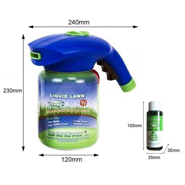 Lawn Seed Sprayer Wide Nozzle Universal Hose Pet Safe