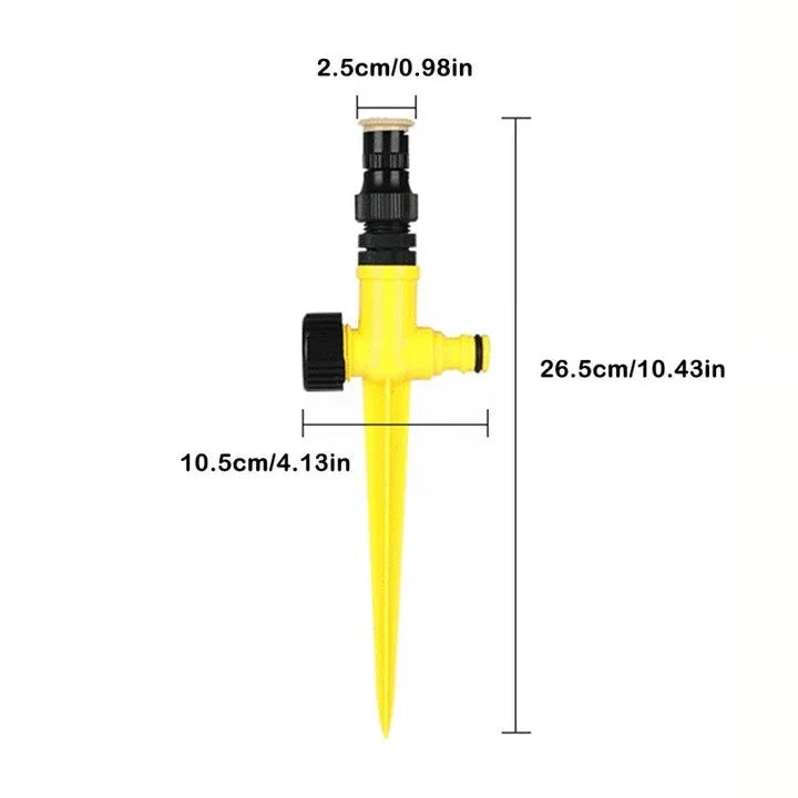 Lawn Sprinkler 360° Rotating Adjustable Spray Head