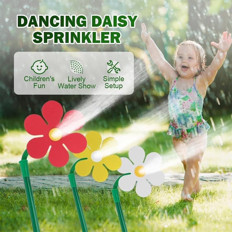 Lawn Sprinkler 360° Rotation Gentle Mist