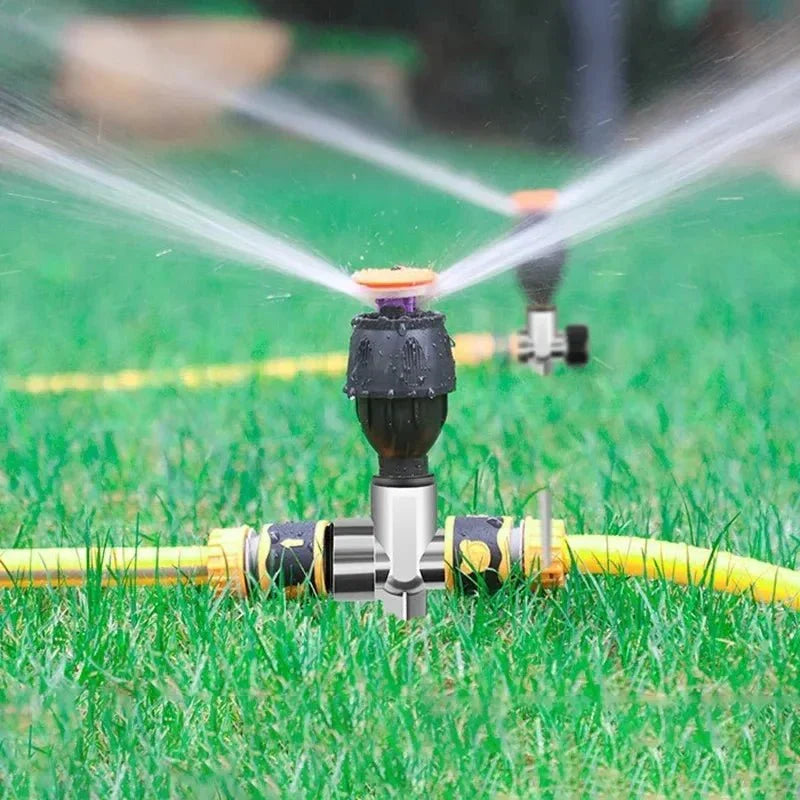 Lawn Sprinkler Automatic 360° Coverage Chemical-Free Housing