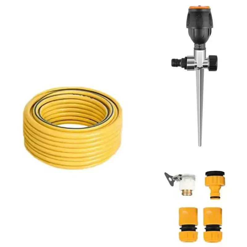 Lawn Sprinkler Automatic 360° Coverage Chemical-Free Housing