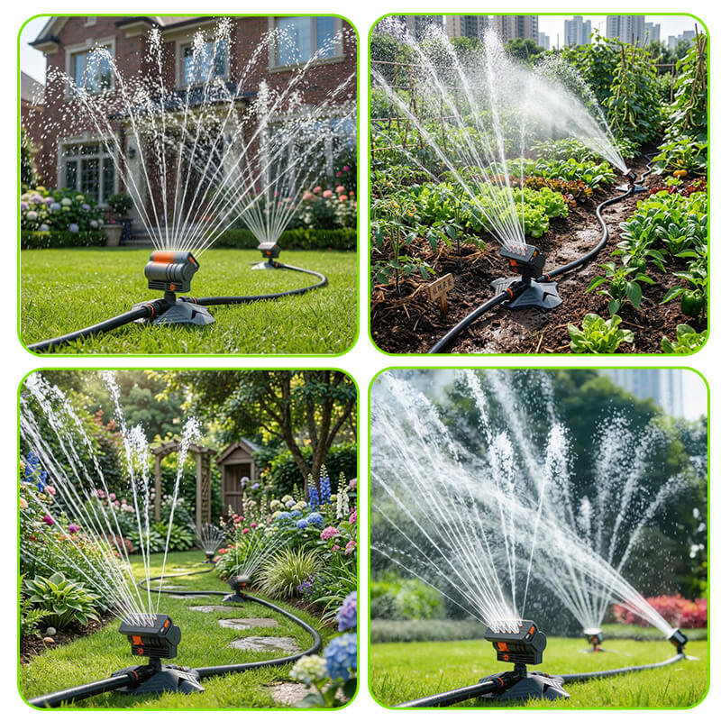 Lawn Sprinkler Programmable Timer & 16 Precision Nozzles