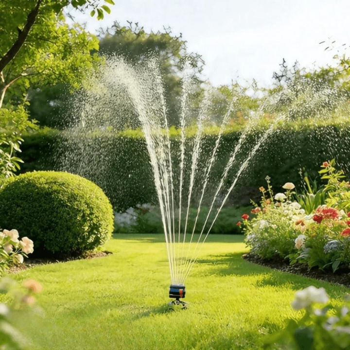 Lawn Sprinkler Programmable Timer & 16 Precision Nozzles