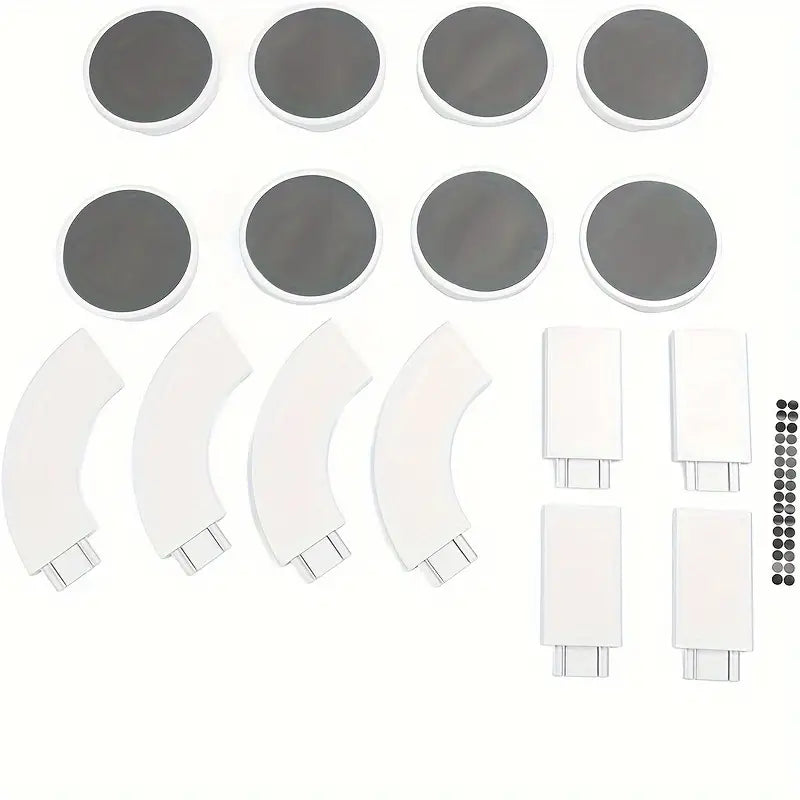 Lazy Susan Serving Set Eight Non-Slip & Heat-Resistant Plates