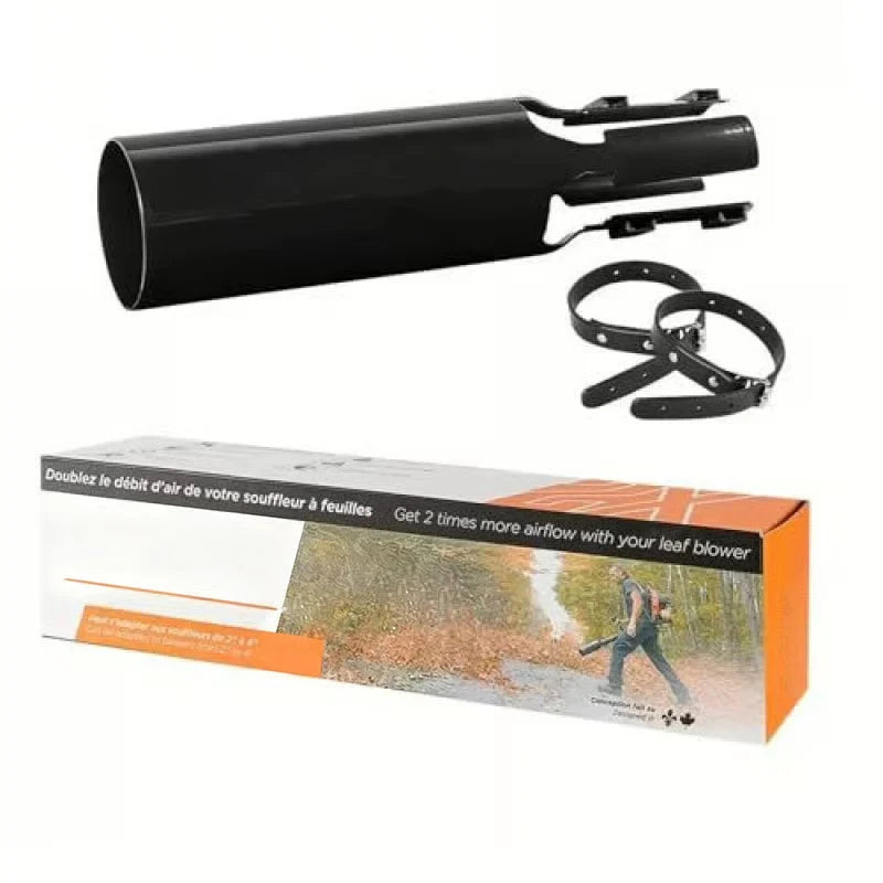 Leaf Blower Attachment Venturi Booster Tool-Free 2-4 Inch Fit