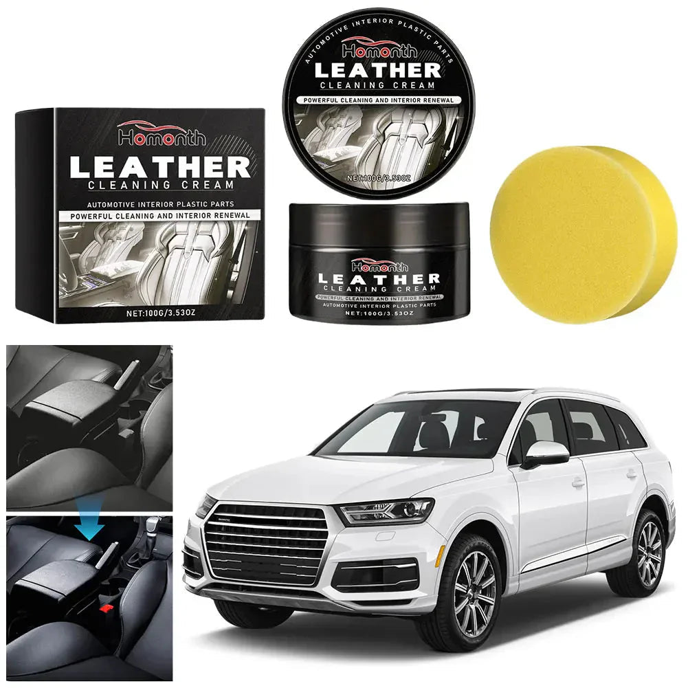 Leather Care Cream Restores Color & Removes Scratches