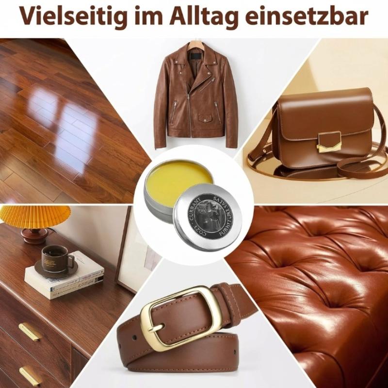 Leather Care Kit Colorless Balm & Applicator Brush