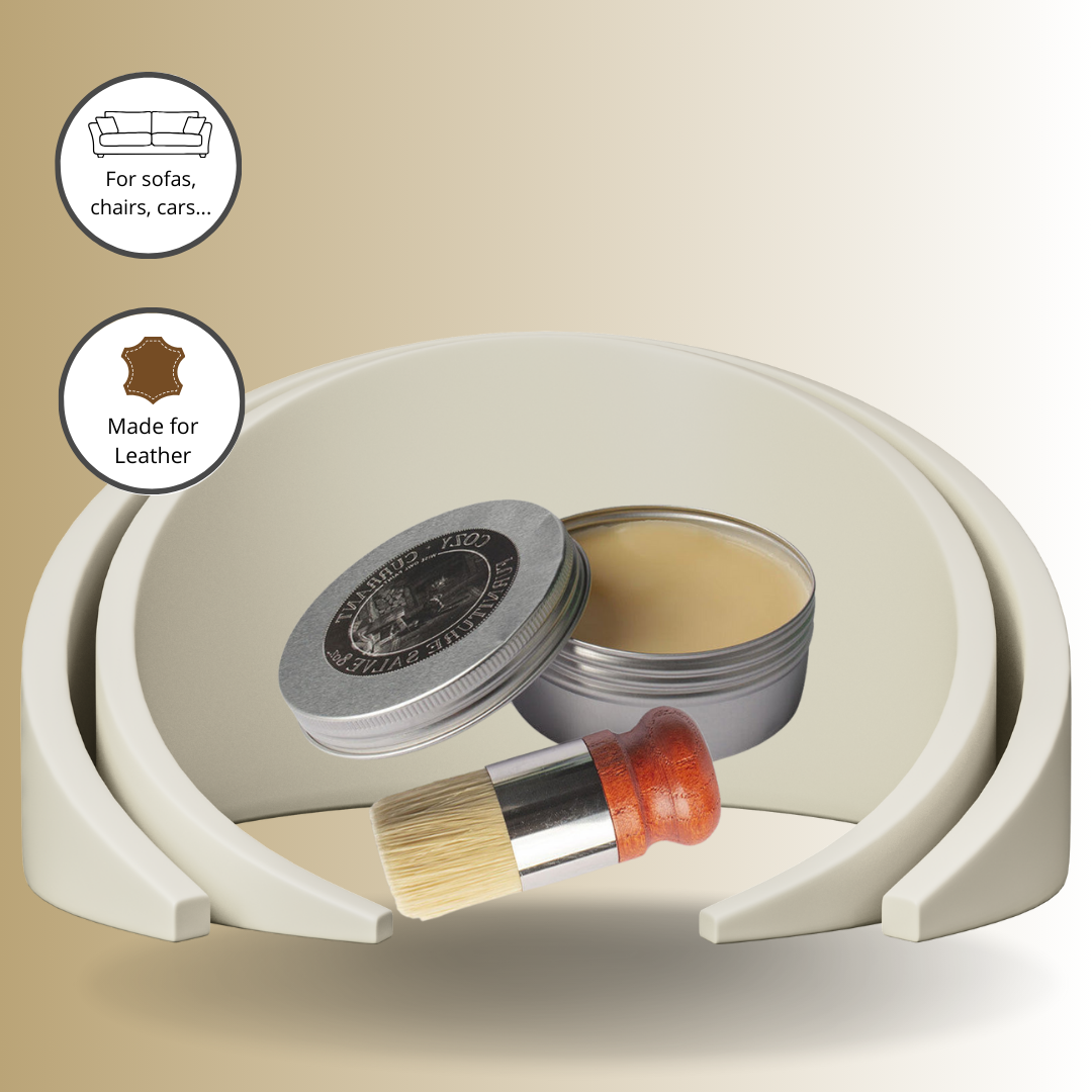 Leather Conditioner Nourishing & Protective With Applicator Brush