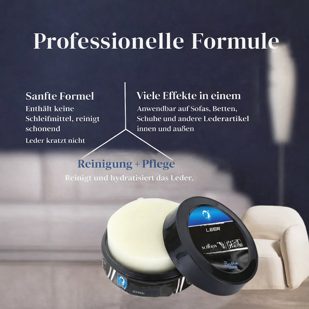 Leather & Plastic Repair Cream Instant Color Restoration Non-Greasy