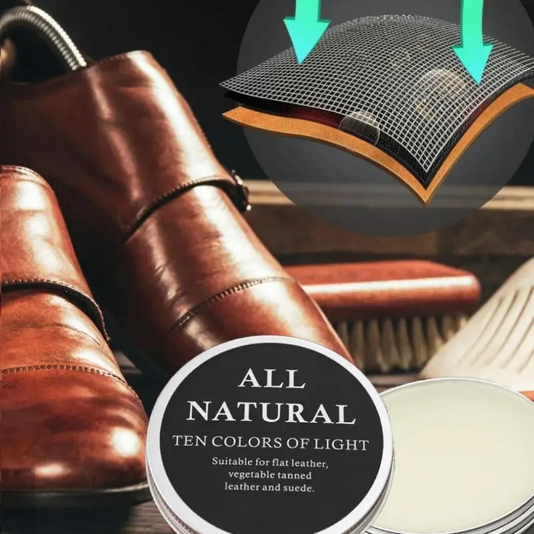 Leather & Wood Polish Plant-Based Waterproof 2-Pack