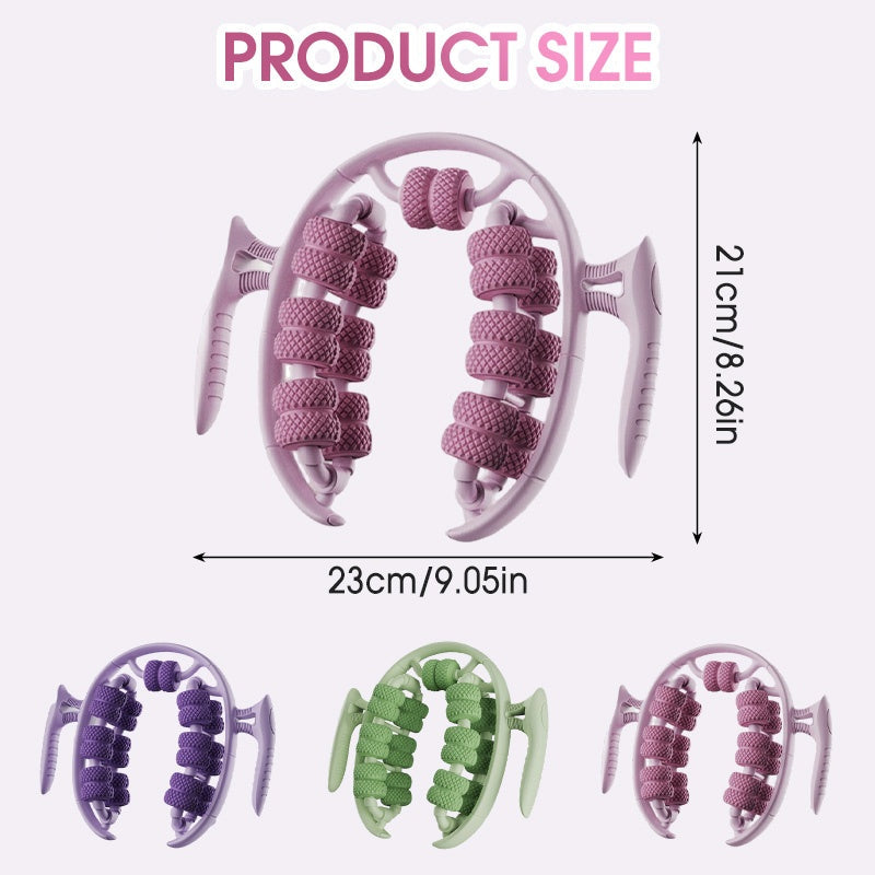 Leg Massage Roller Ergonomic Nodule EVA Foam Non-Slip Handles