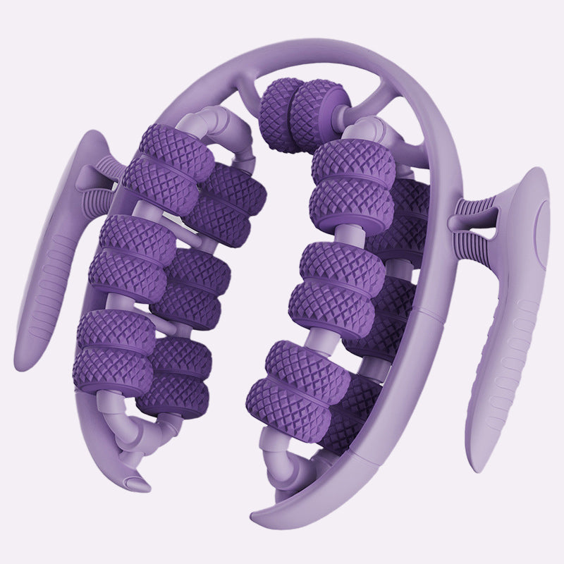 Leg Massage Roller Ergonomic Nodule EVA Foam Non-Slip Handles