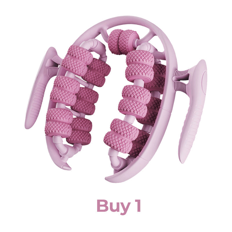 Leg Massage Roller Ergonomic Nodule EVA Foam Non-Slip Handles