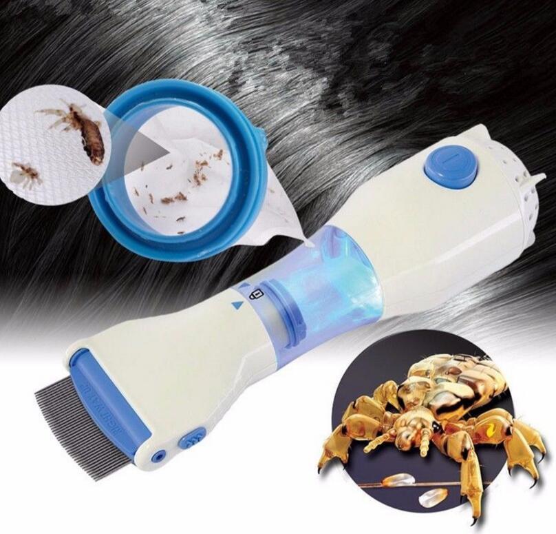 Lice Comb Vacuum Suction & LED Light USB Rechargeable