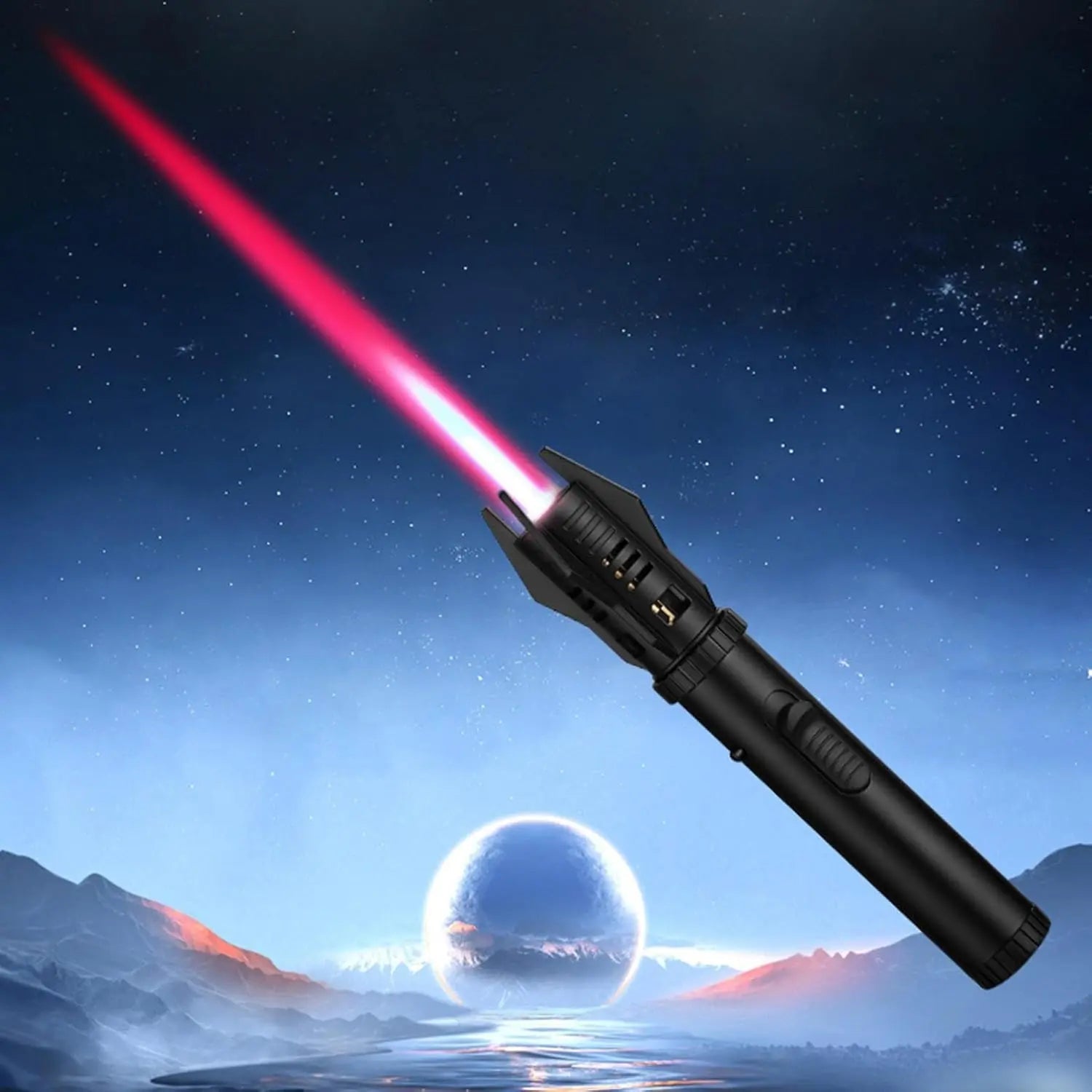Lighter Windproof Jet Flame Adjustable Intensity