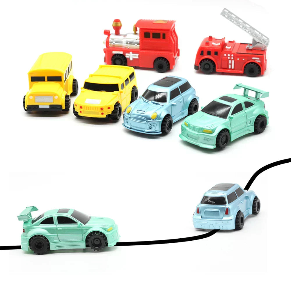 Line-Following Toy Car Induction Sensor Includes Drawing Pen