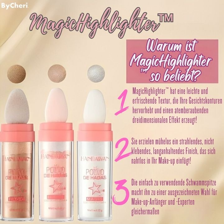 Liquid Highlighter Pen Sponge Applicator Long-Lasting Glow