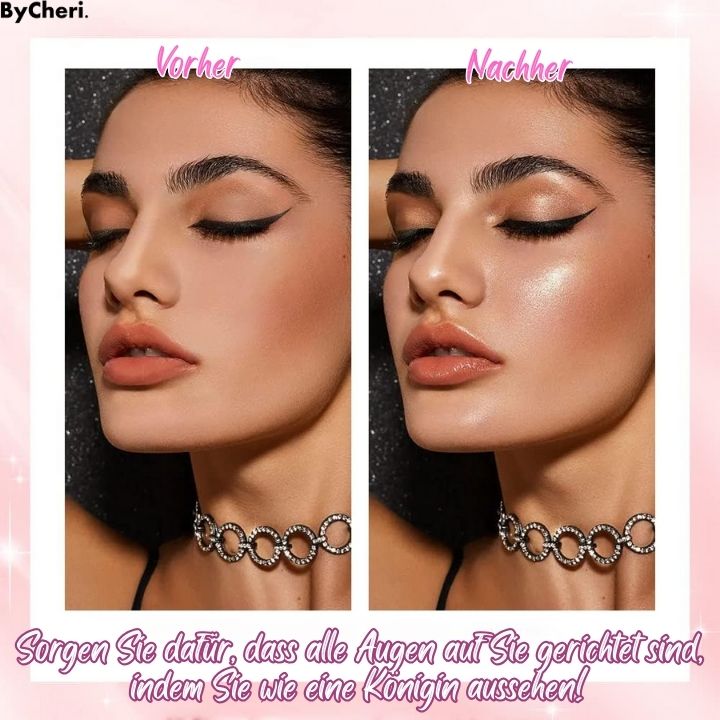 Liquid Highlighter Pen Sponge Applicator Long-Lasting Glow