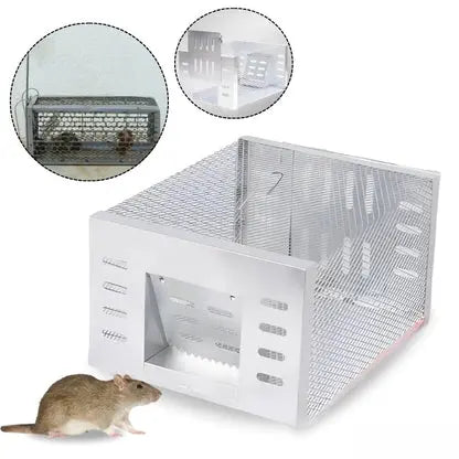 Live Mouse Trap Galvanized Steel One-Way Door