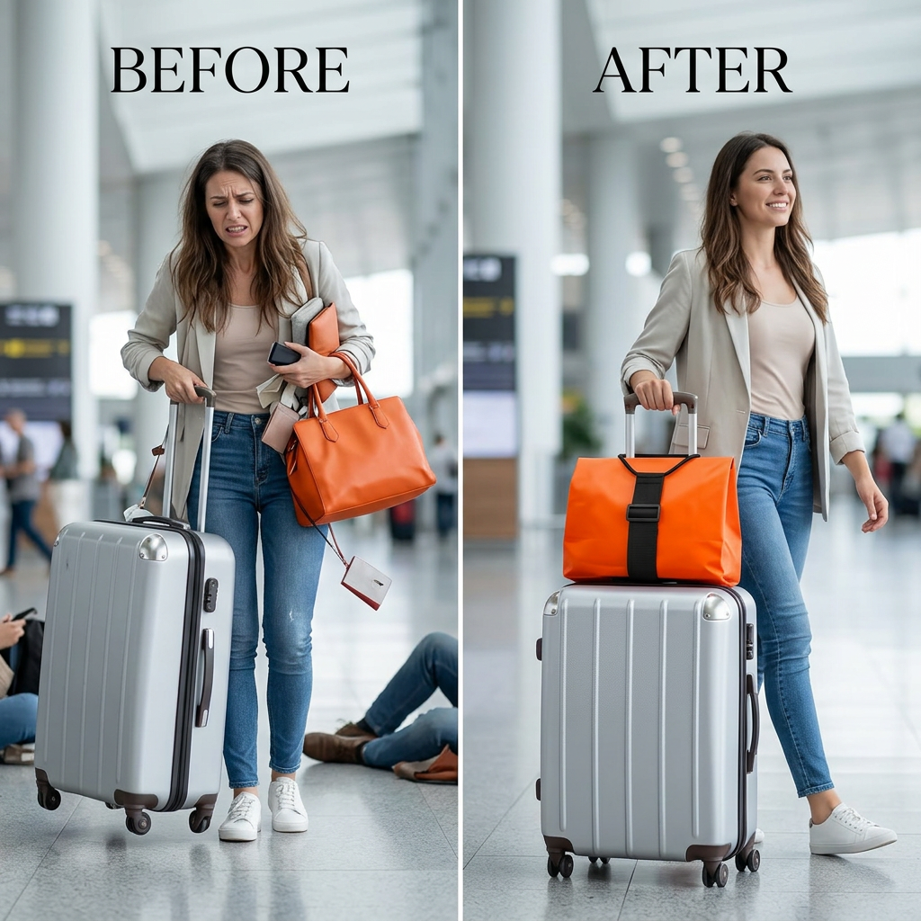 Luggage Strap Adjustable Elastic Waterproof