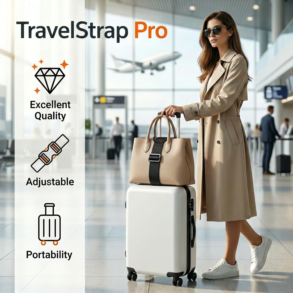 Luggage Strap Adjustable Elastic Waterproof